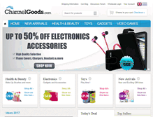 Tablet Screenshot of channelgoods.com